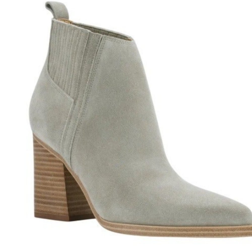 MARC FISHER LTD Gadri POINTED Toe Bootie Suede Leather New in box